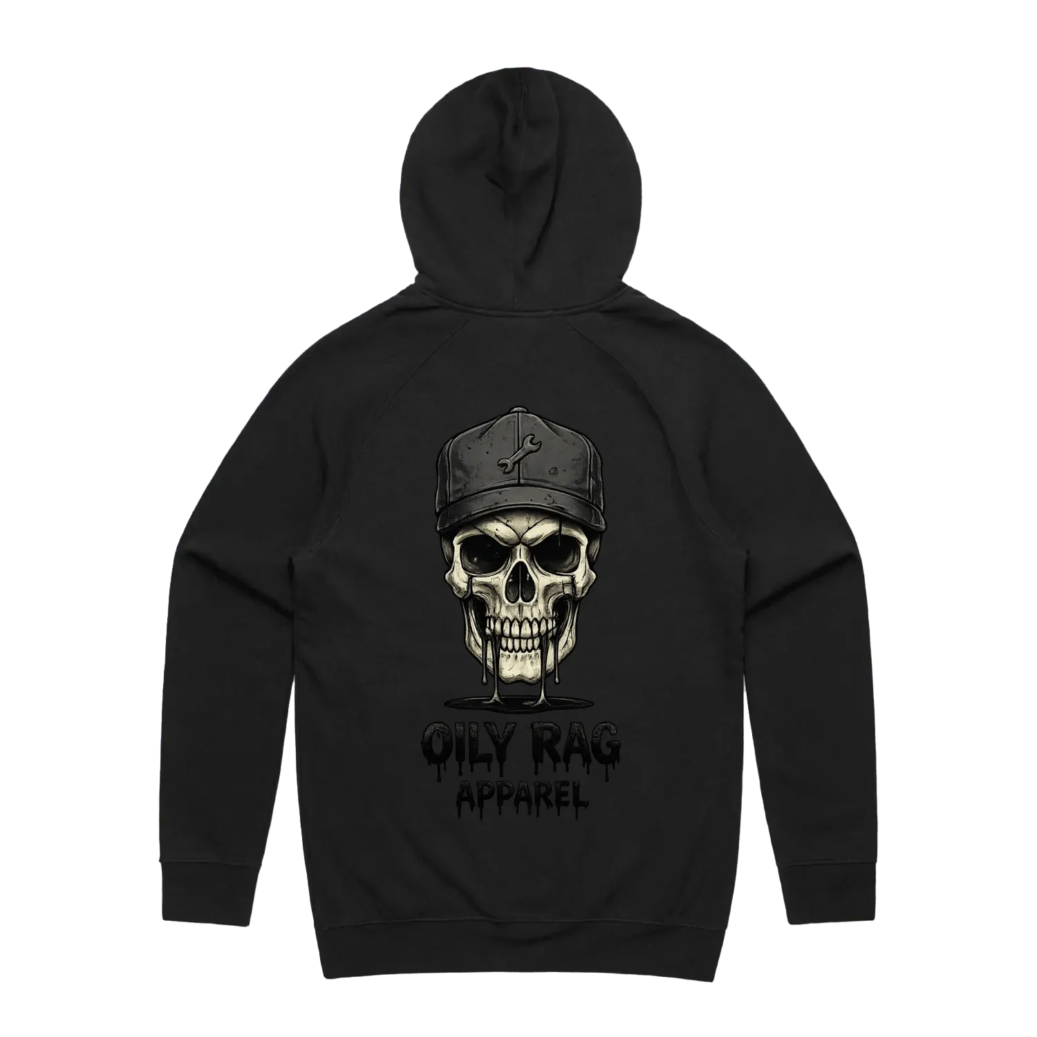 Black back flat lay
