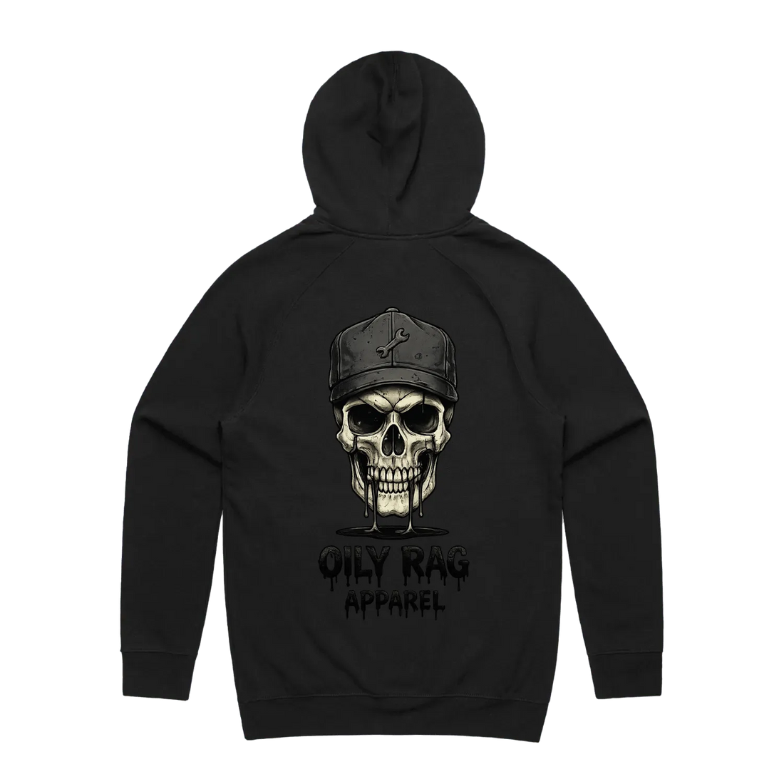 Black back flat lay