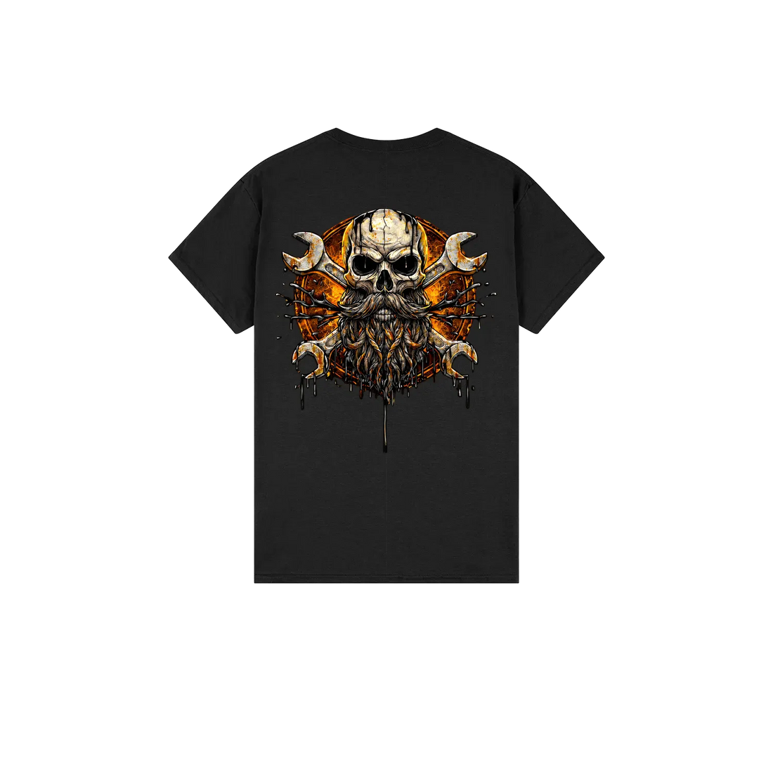 Black back flat lay