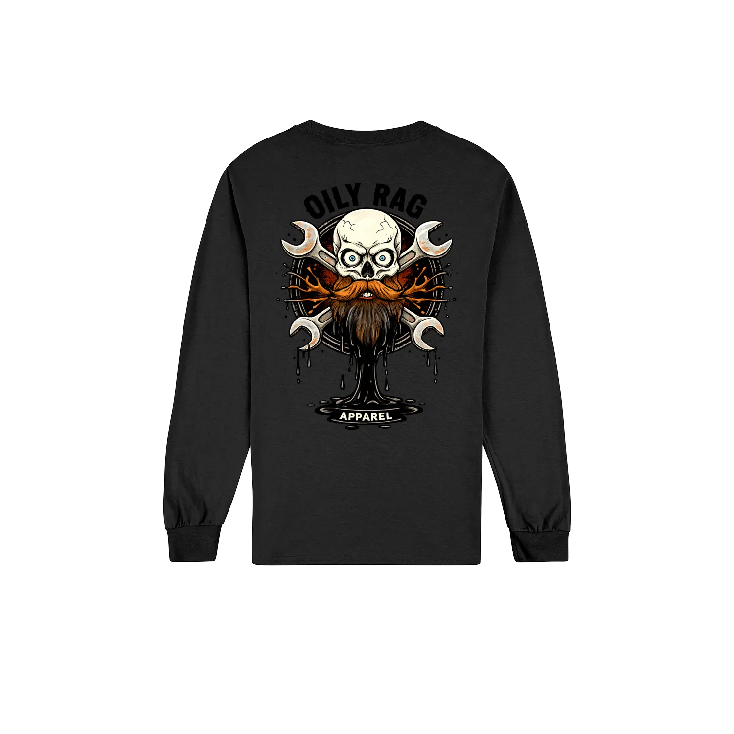 Black back flat lay