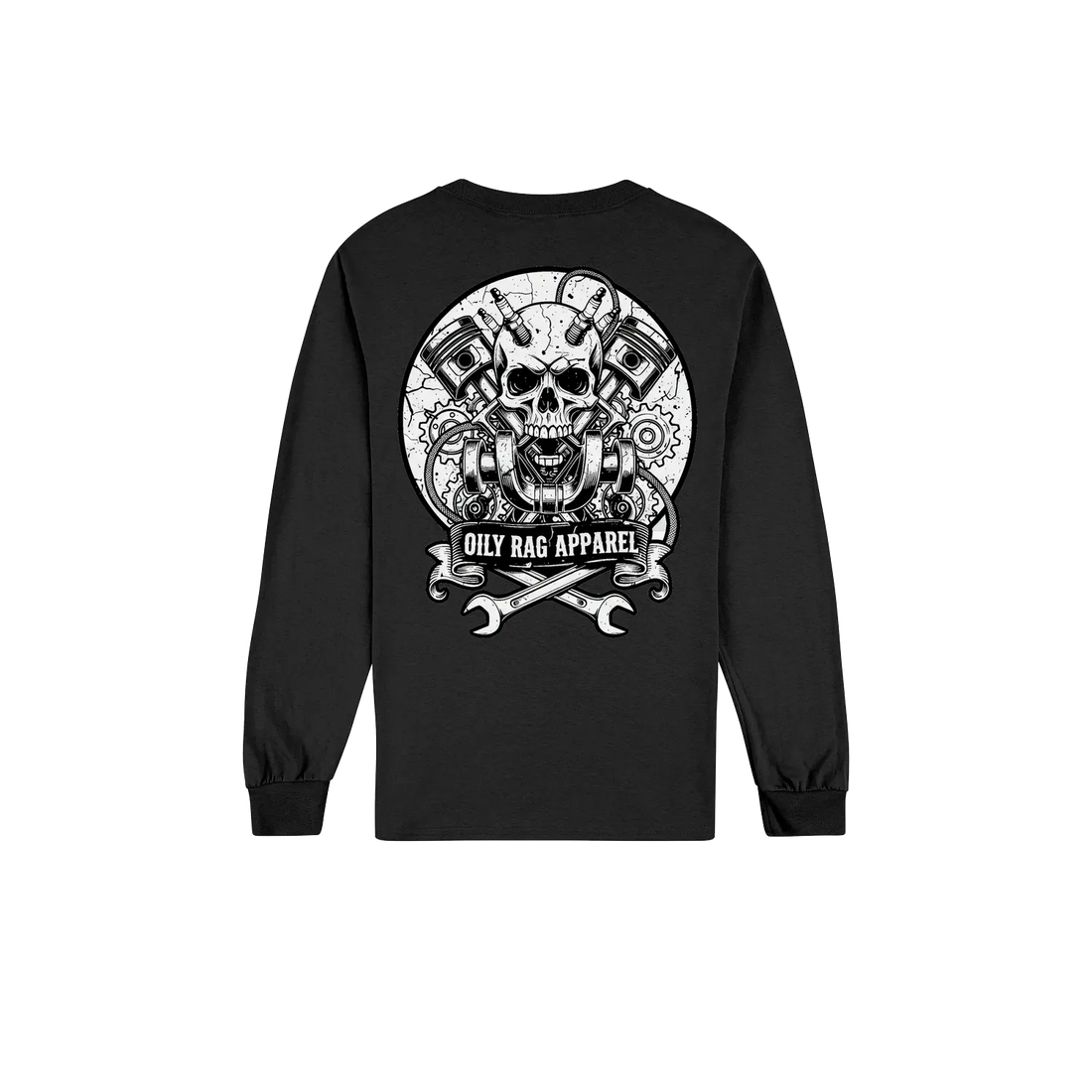 Black back flat lay