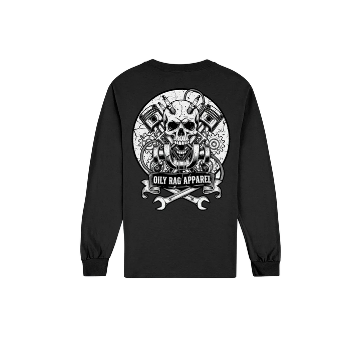 Black back flat lay