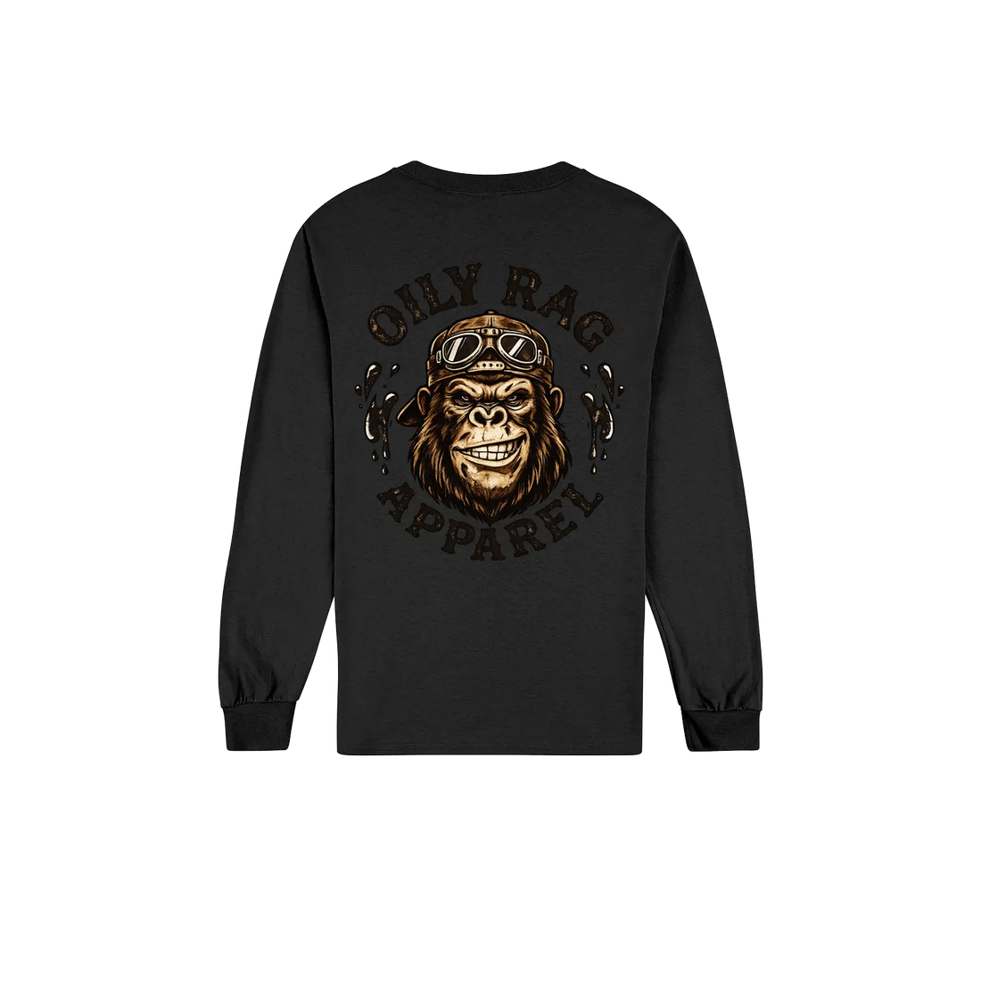 Black back flat lay