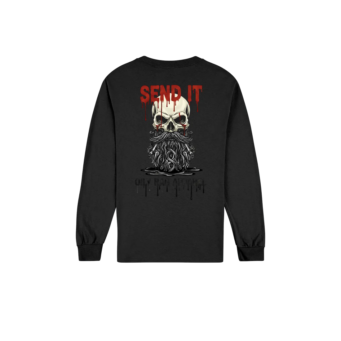 Black back flat lay