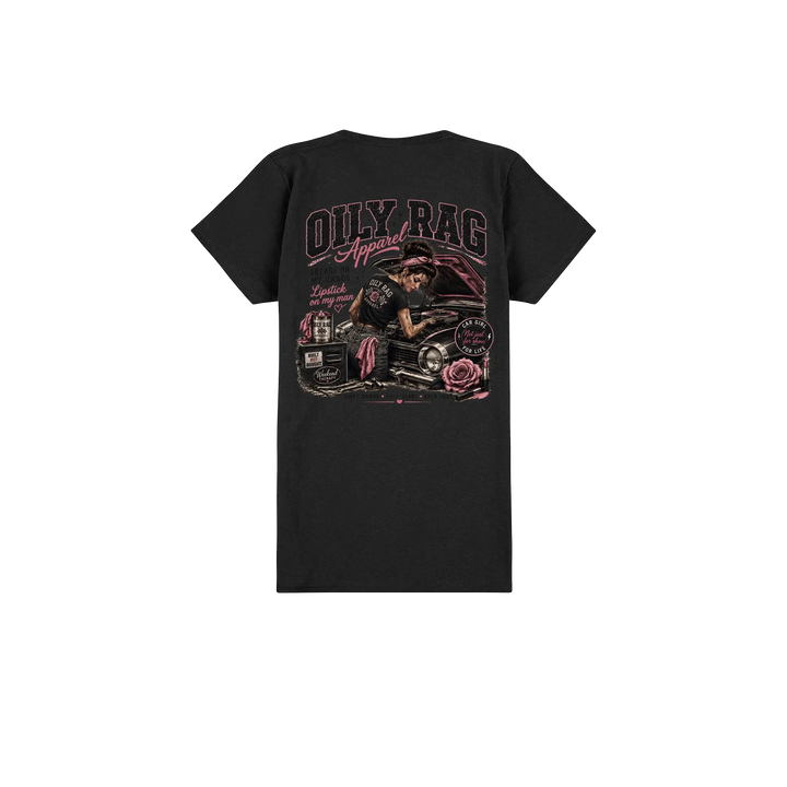 Black back flat lay