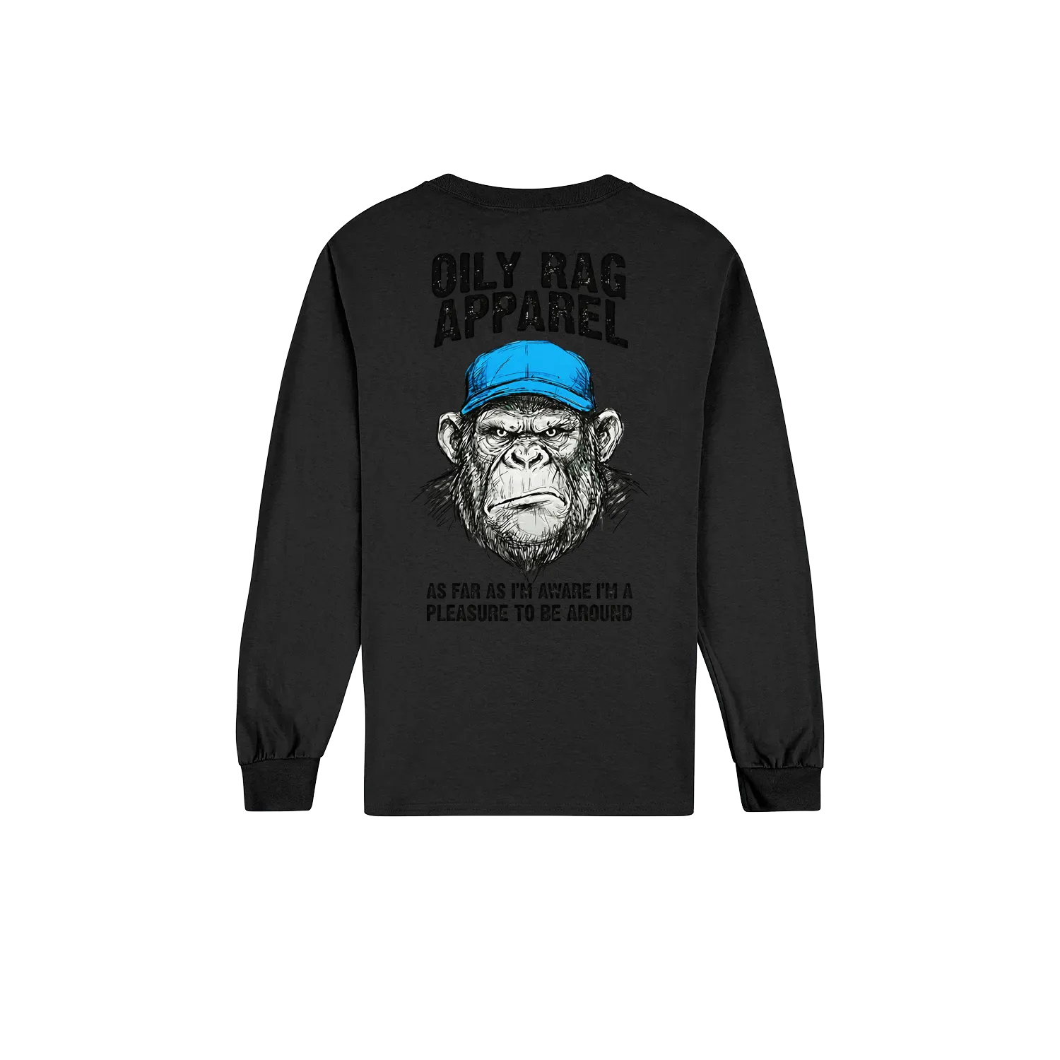 Black back flat lay