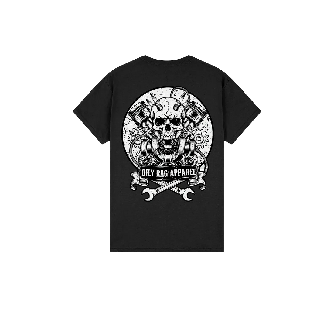 Black back flat lay