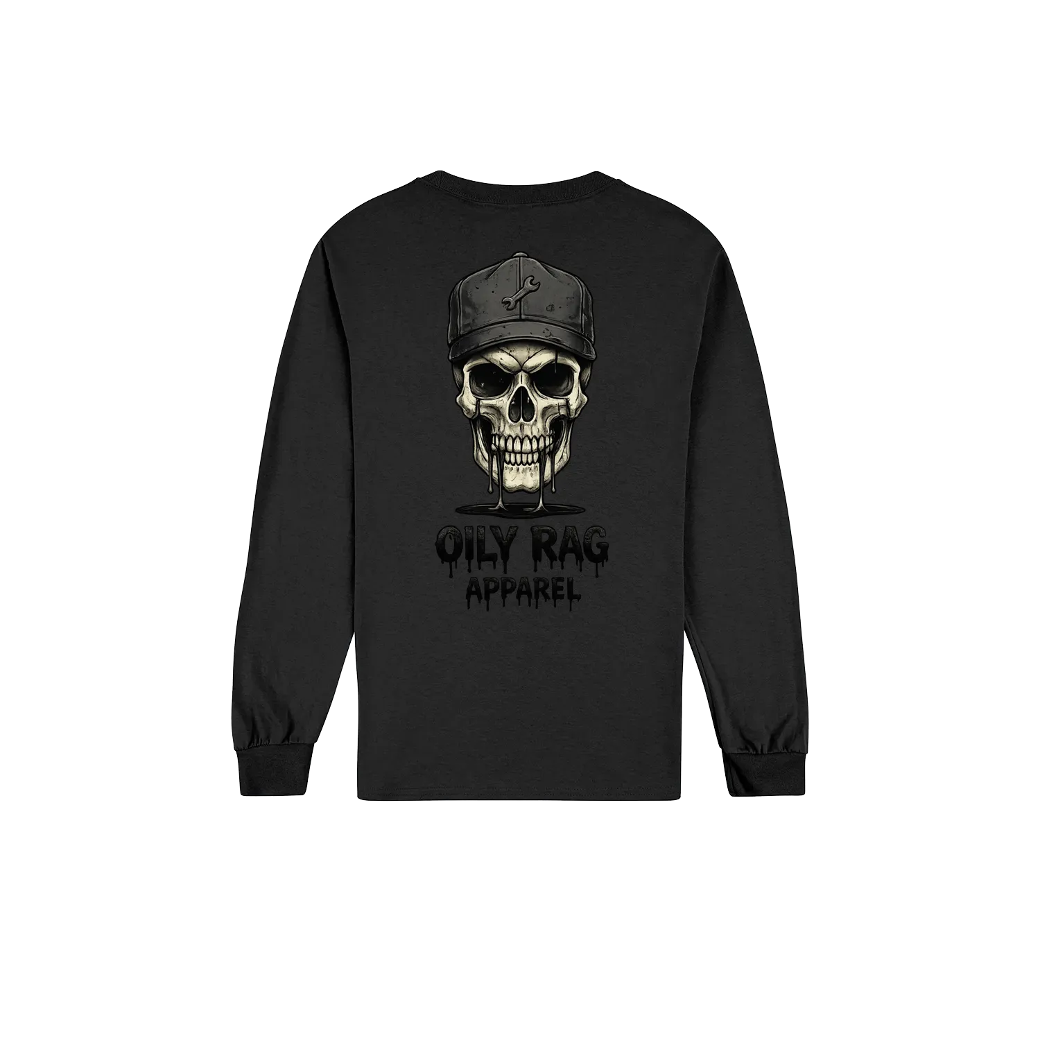 Black back flat lay