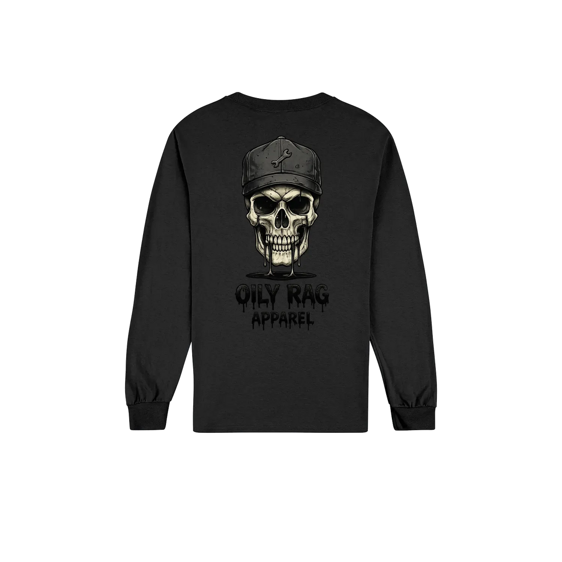 Black back flat lay