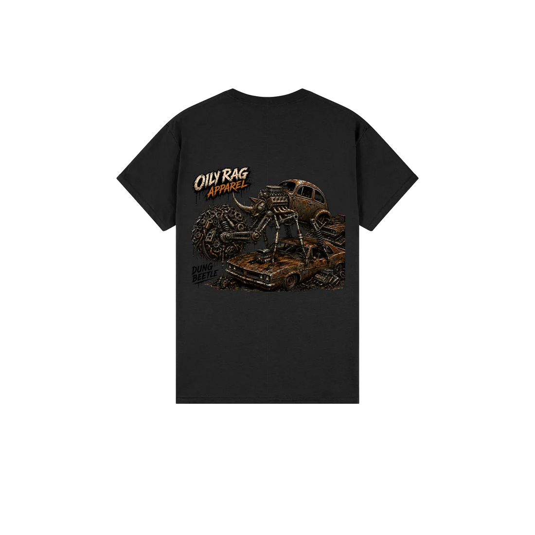 Black back flat lay