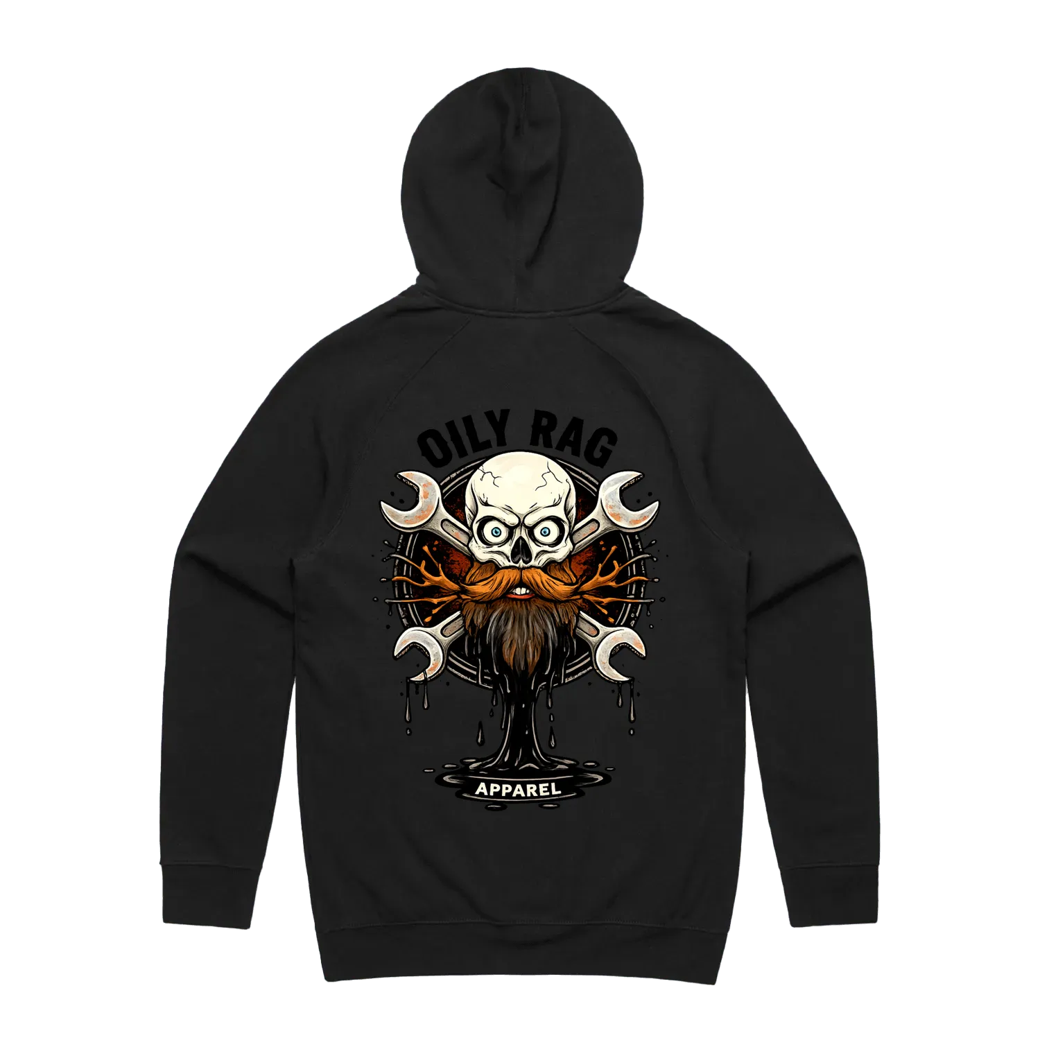 Black back flat lay