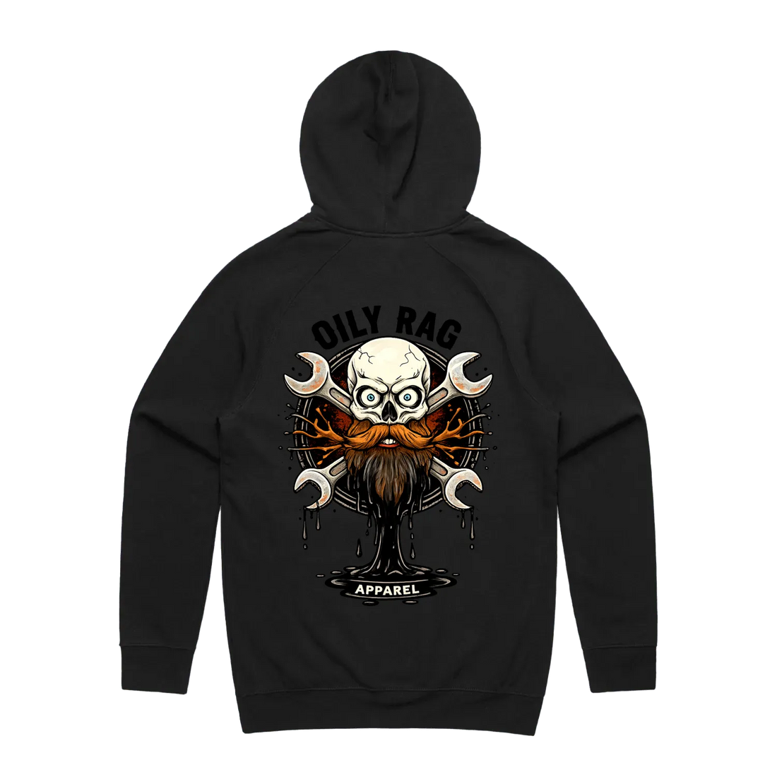 Black back flat lay