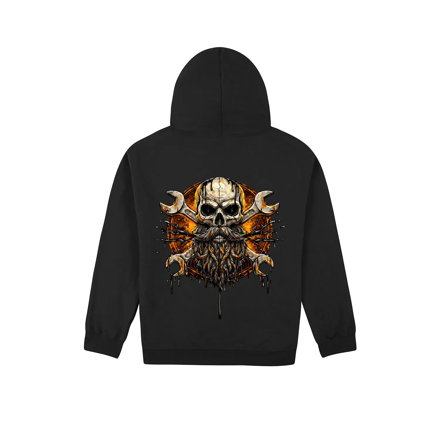 Black back flat lay