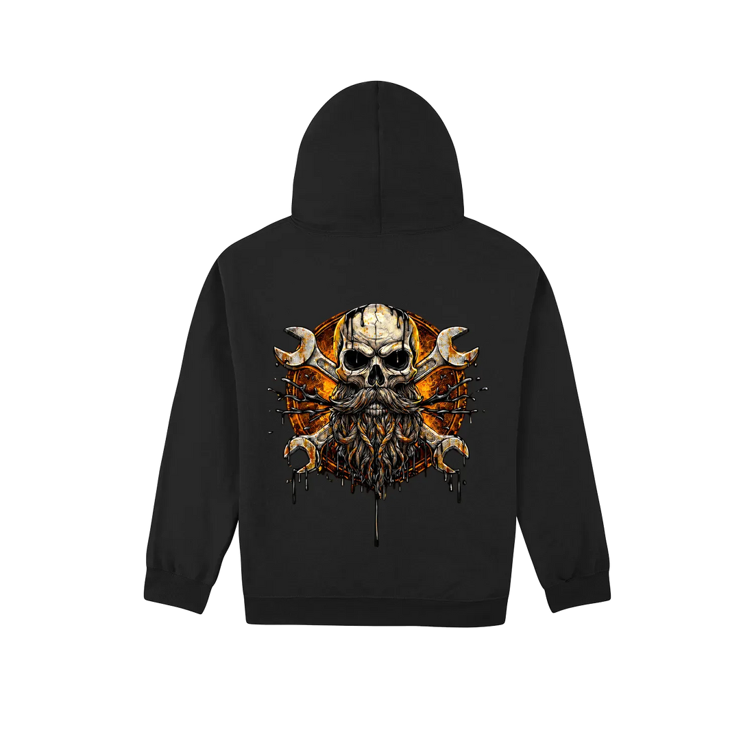 Black back flat lay