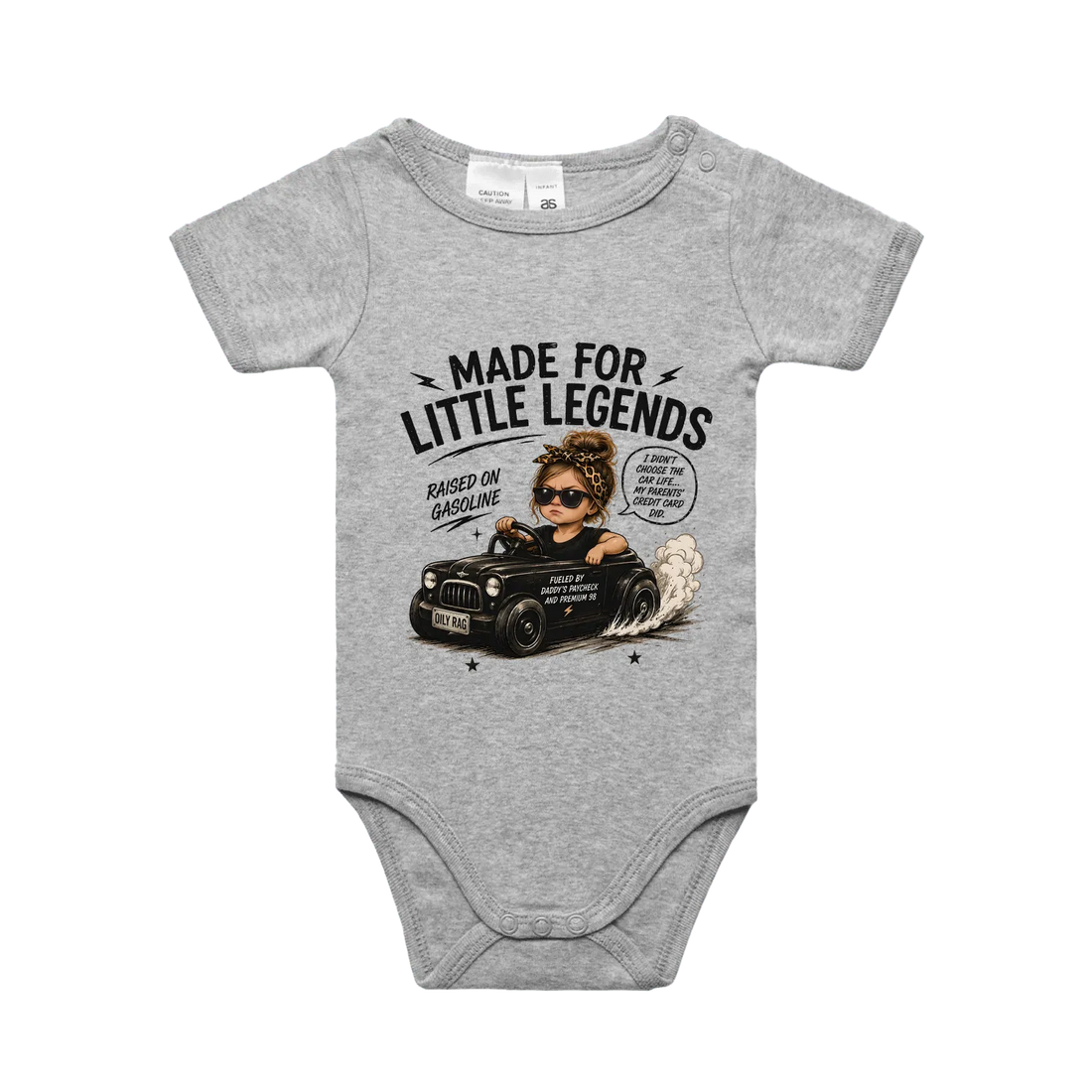 Grey Marle front flat lay