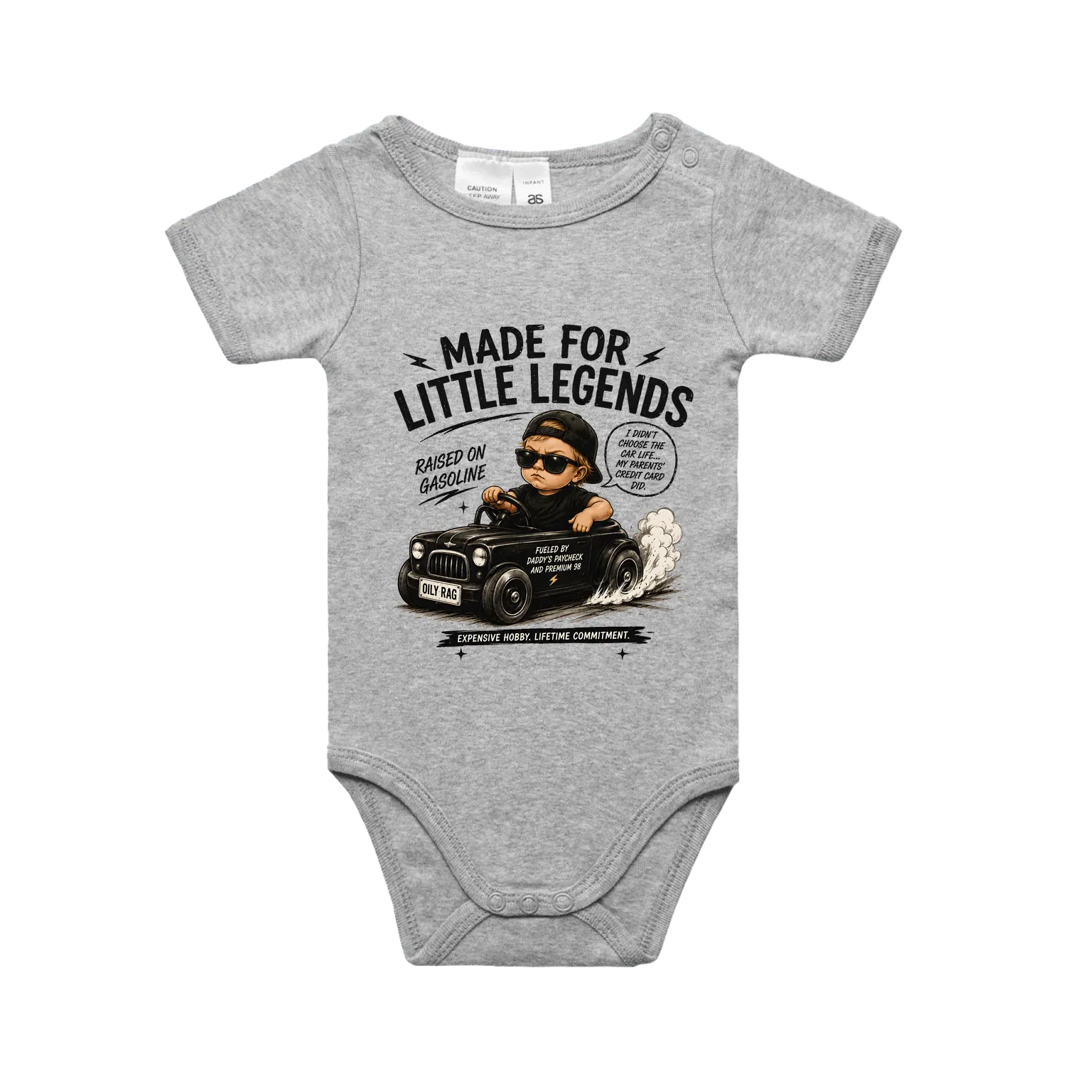 Grey Marle front flat lay