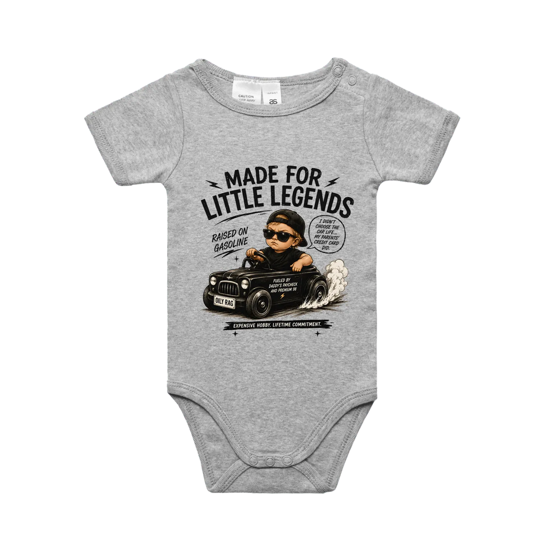 Grey Marle front flat lay