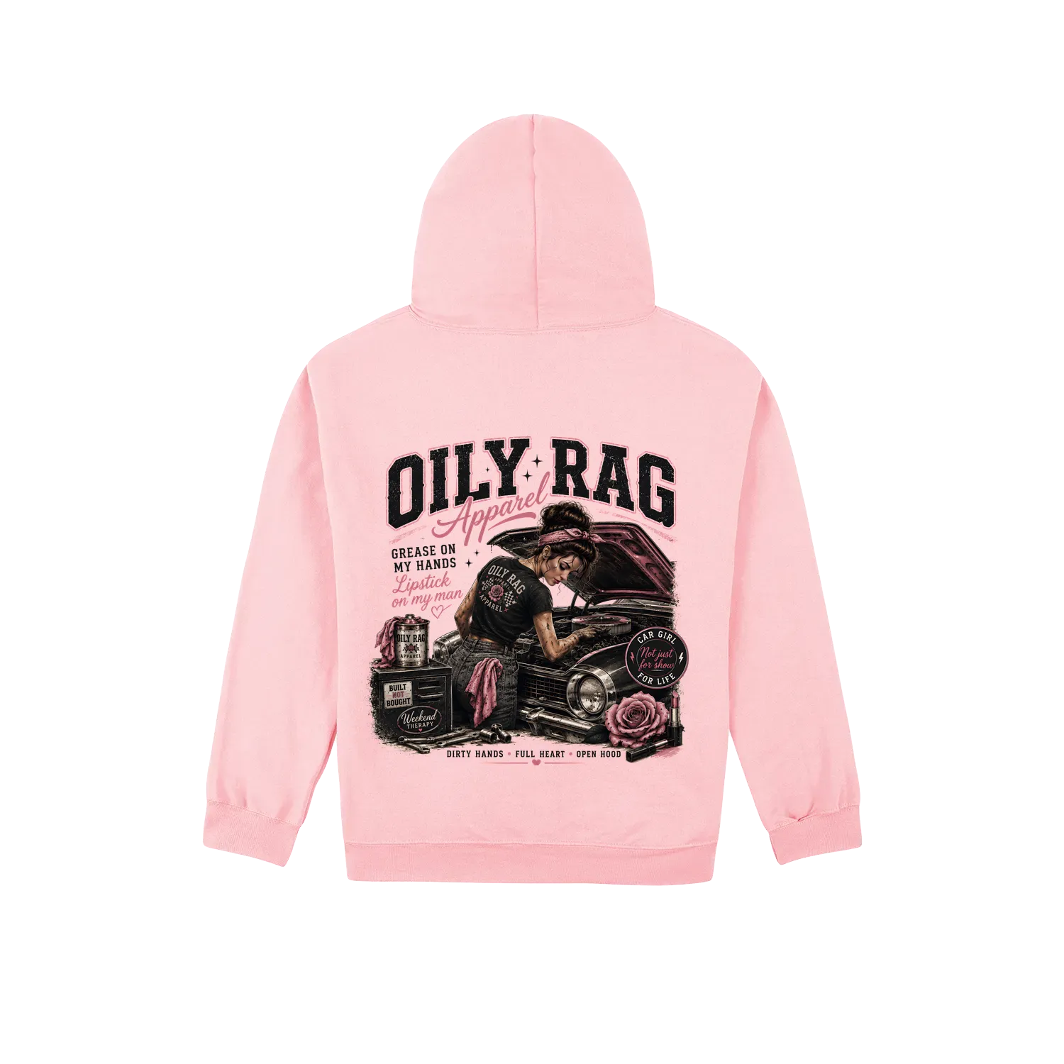 Light Pink back flat lay