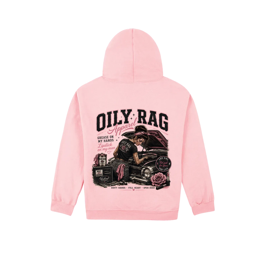 Light Pink back flat lay