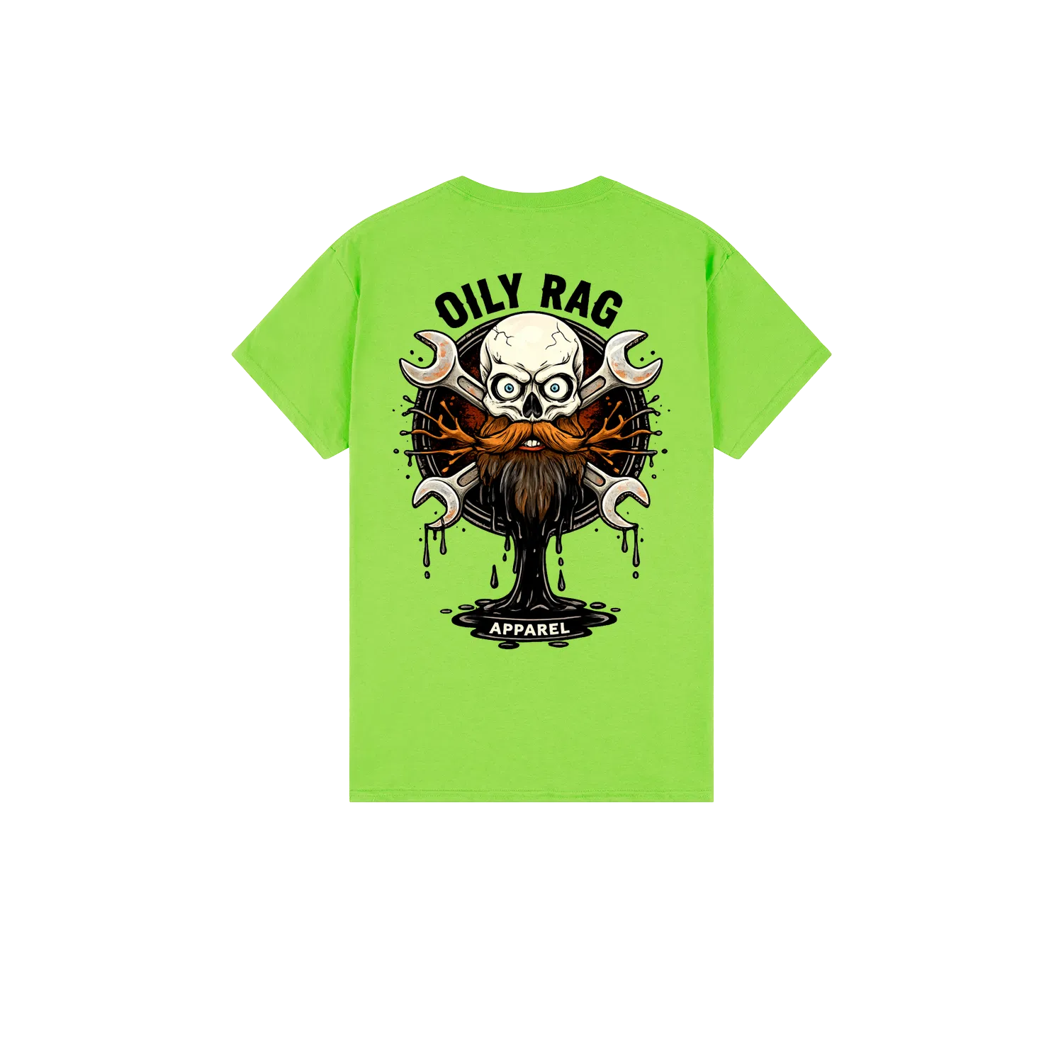 Lime back flat lay