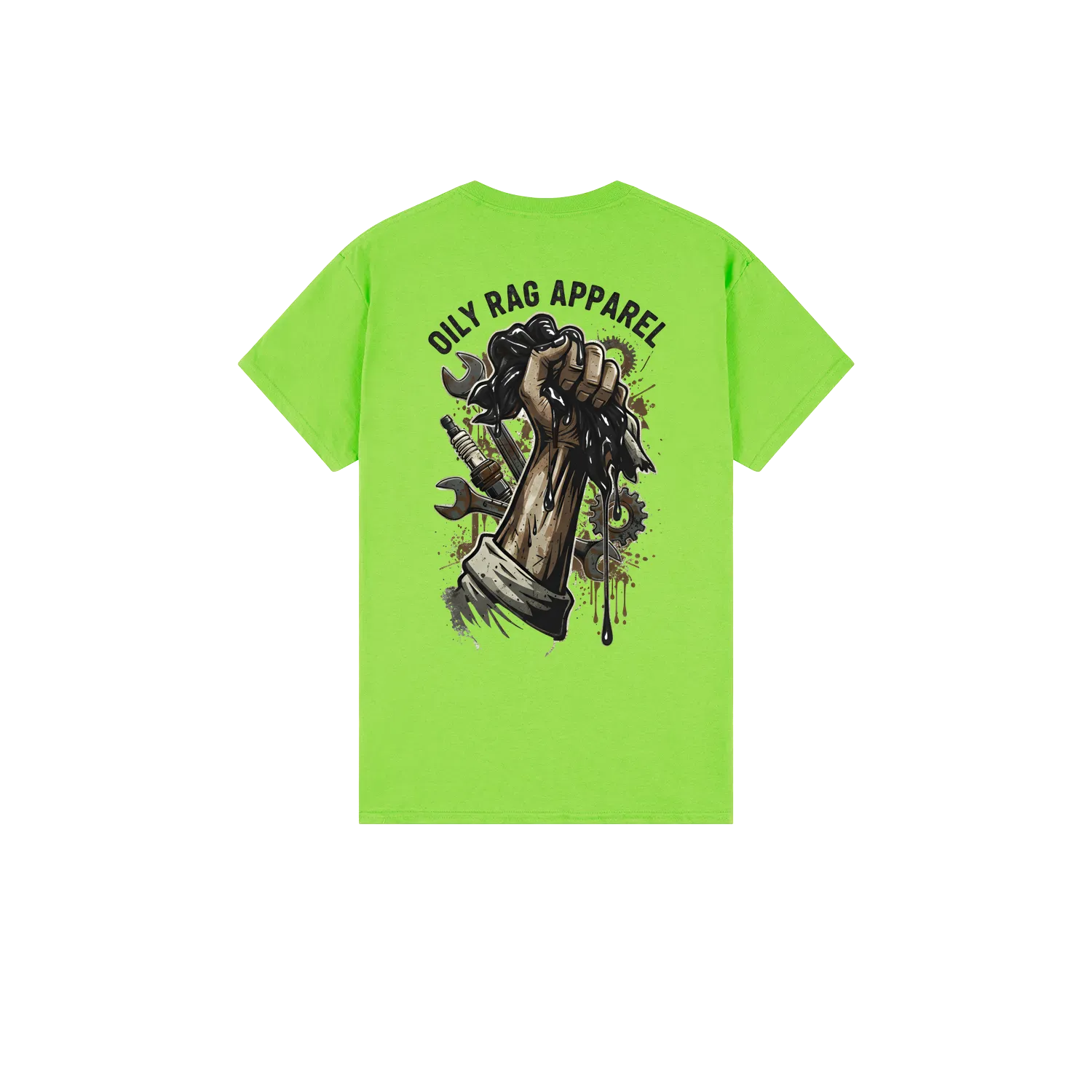 Lime back flat lay