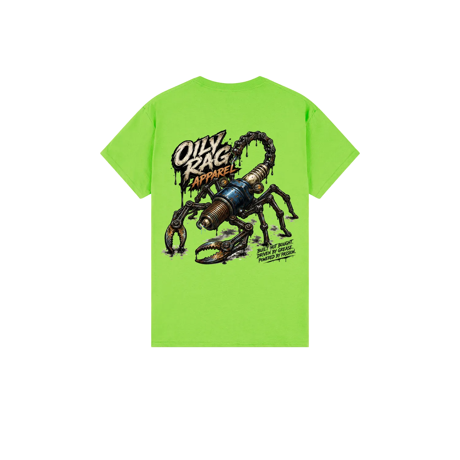 Lime back flat lay