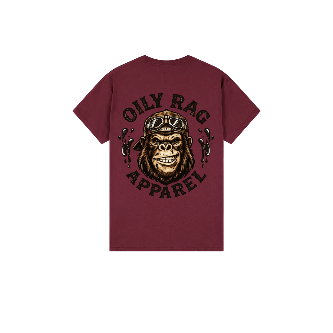 Maroon back flat lay
