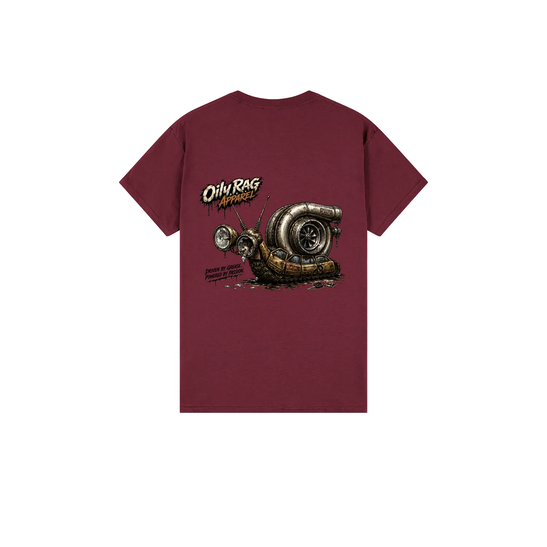 Maroon back flat lay