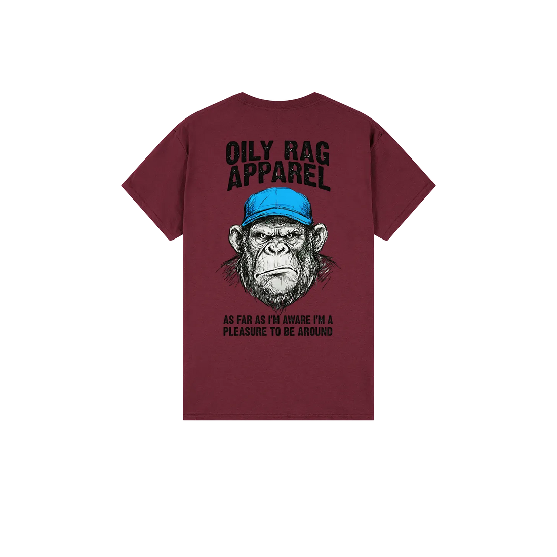 Maroon back flat lay