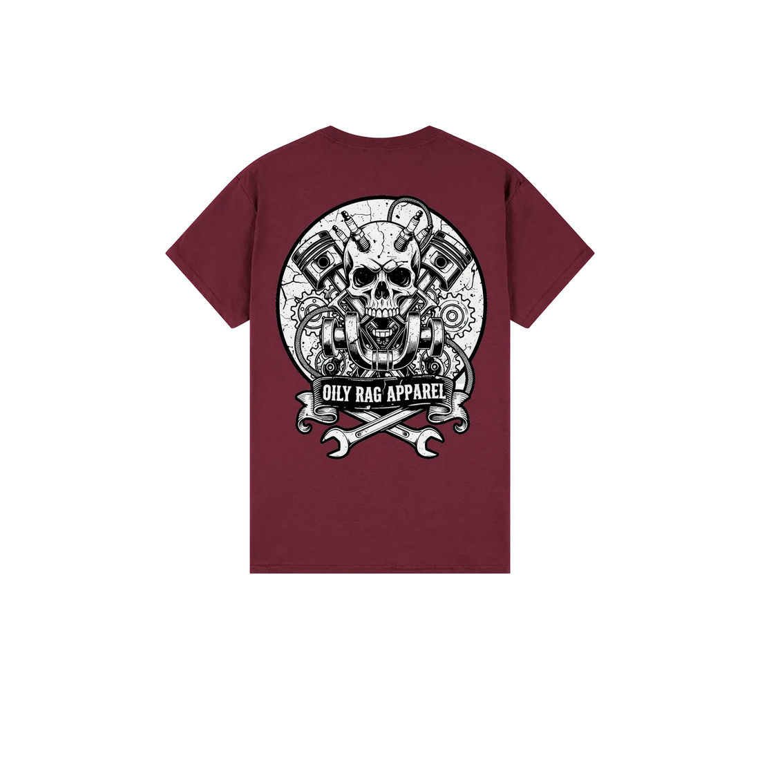 Maroon back flat lay