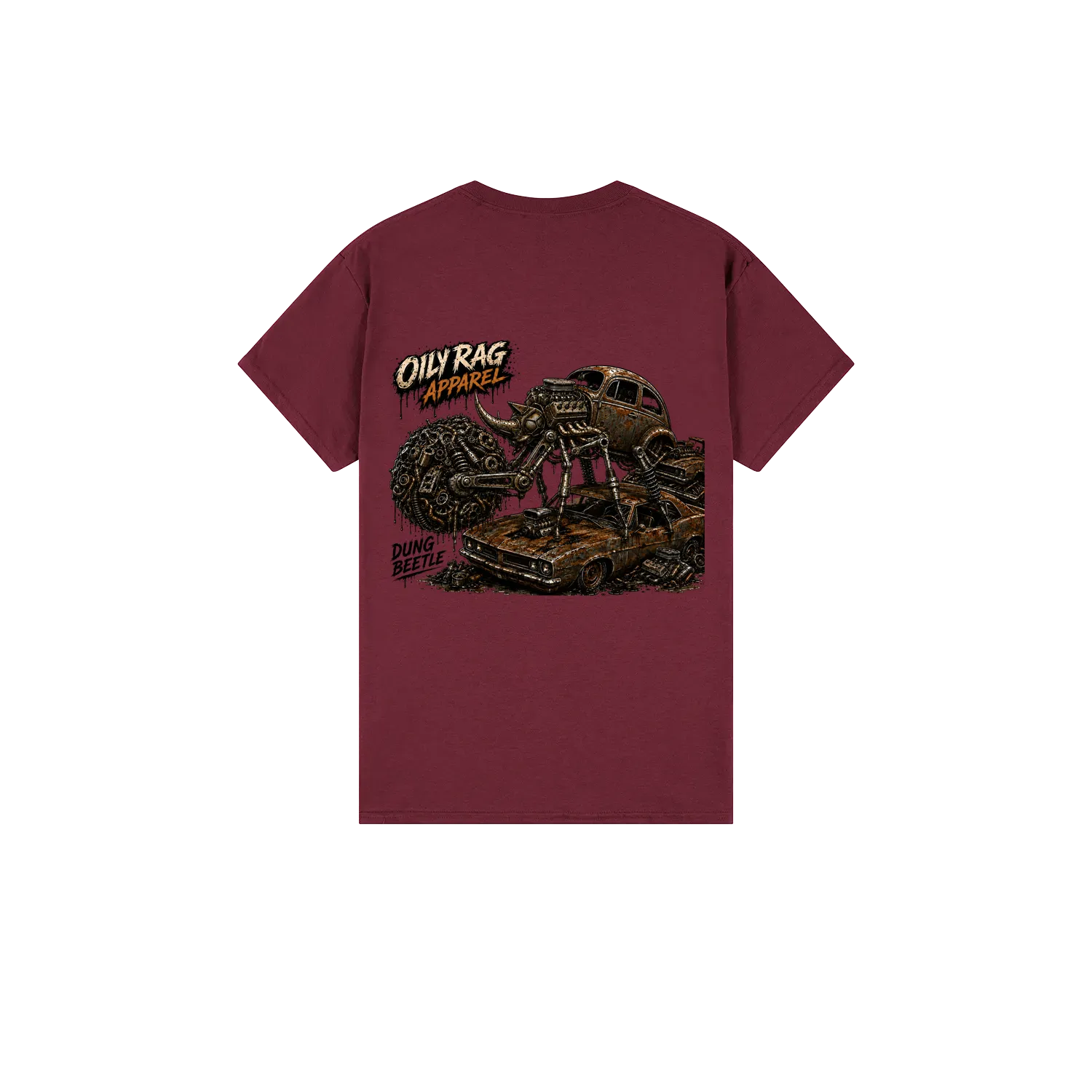 Maroon back flat lay