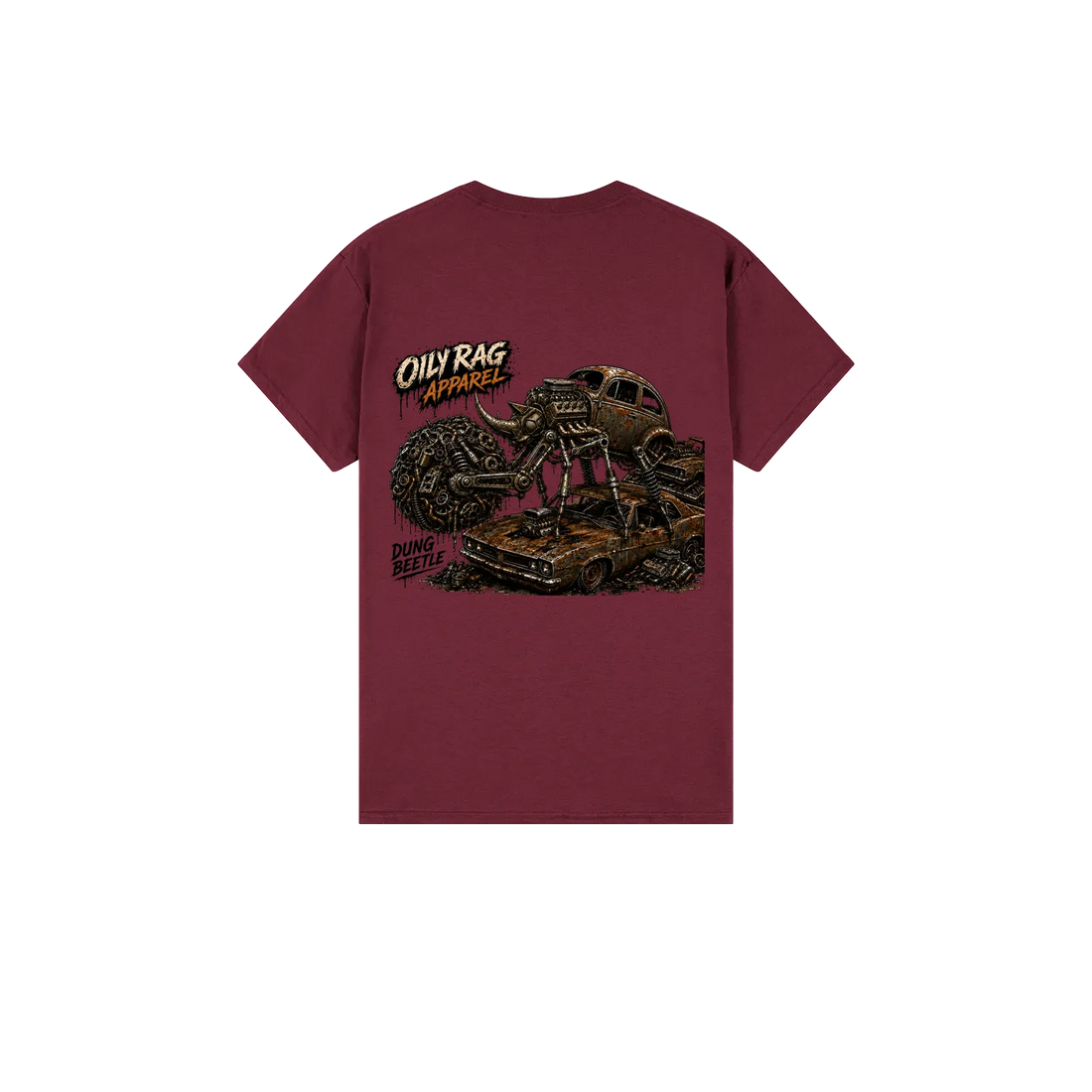 Maroon back flat lay