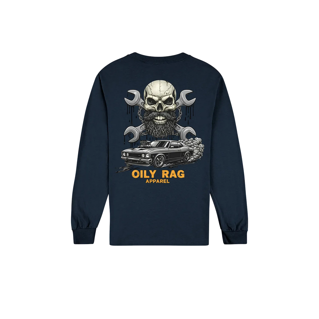 Navy back flat lay
