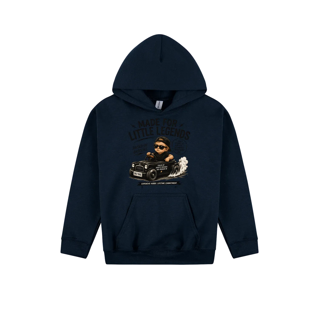 Navy front flat lay