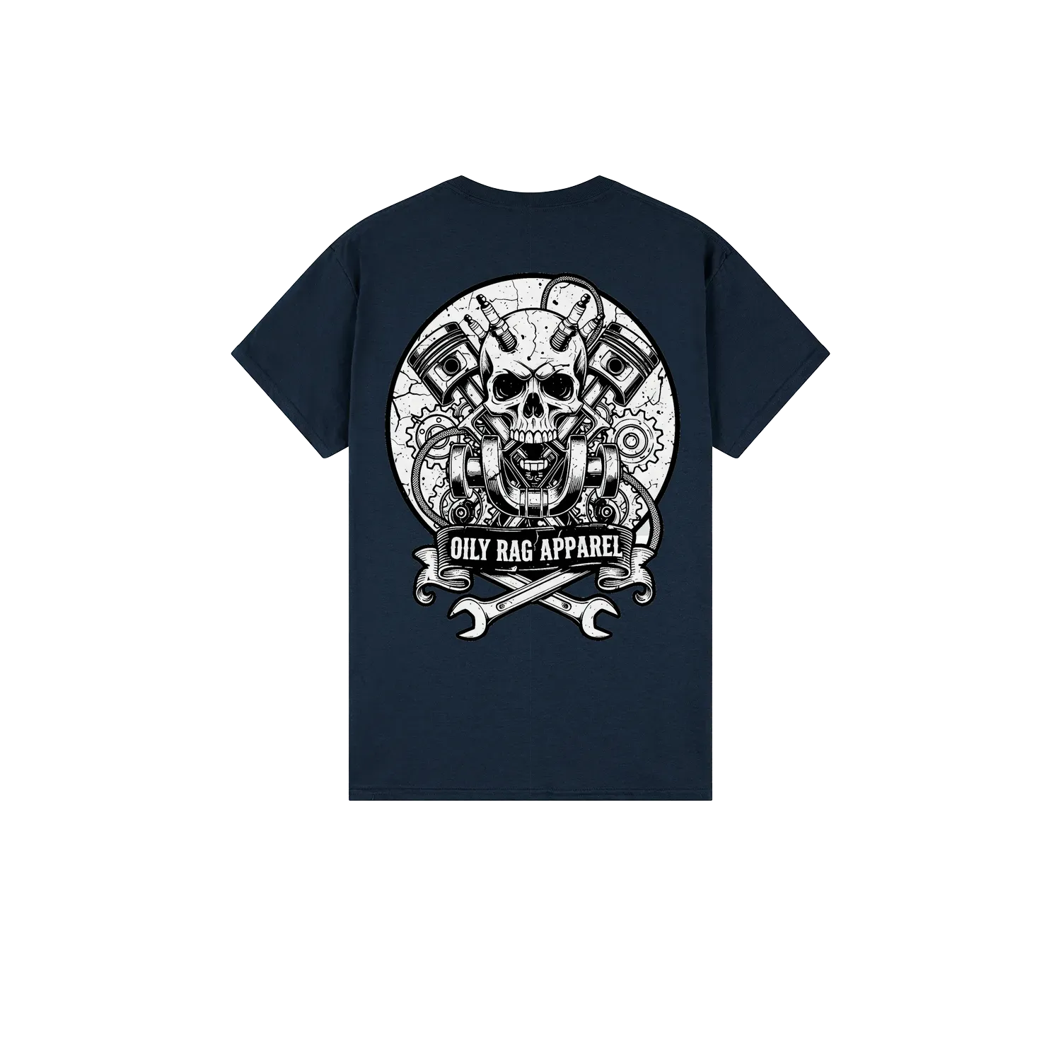 Navy back flat lay
