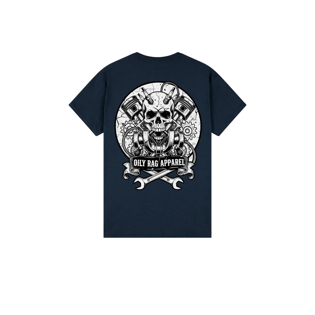 Navy back flat lay
