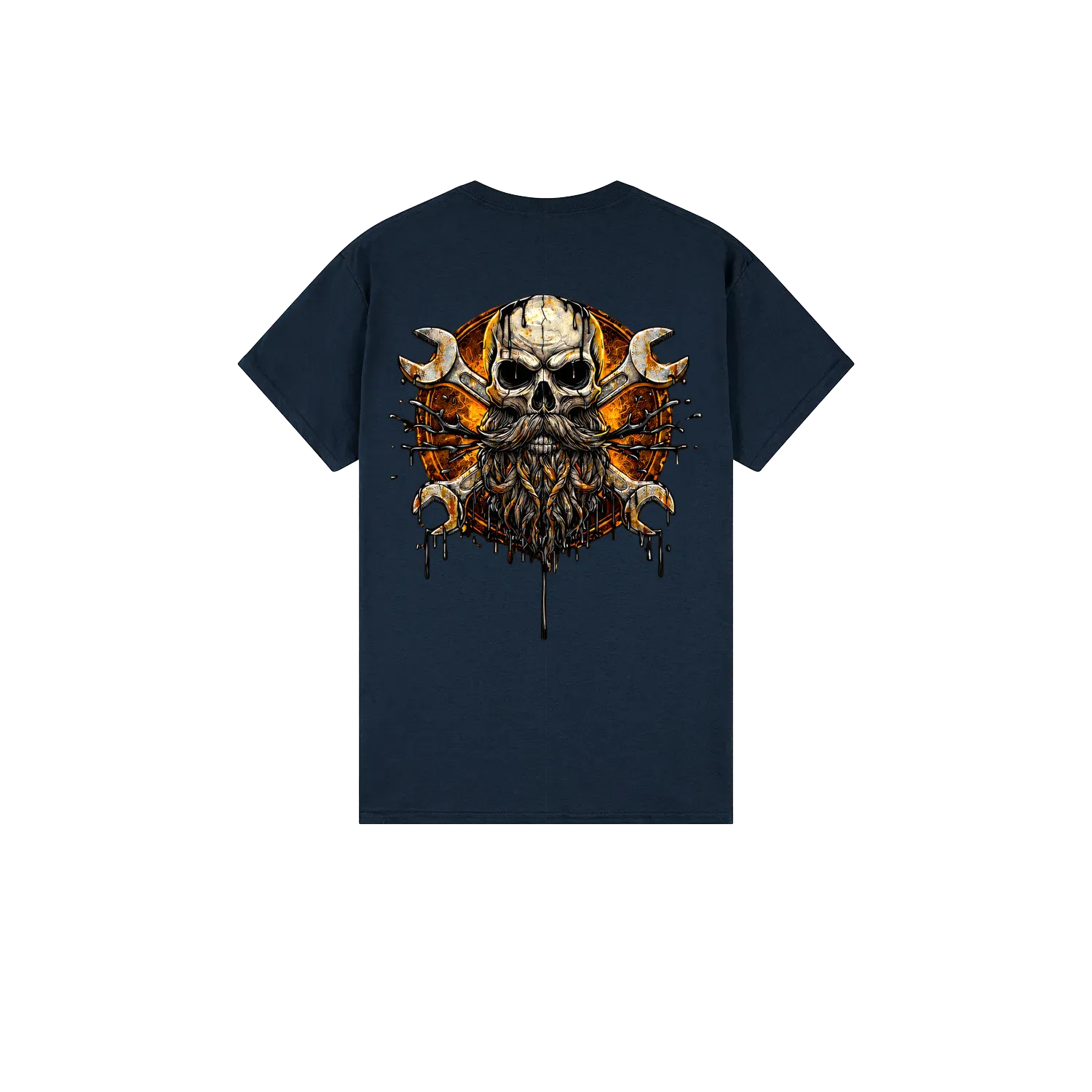 Navy back flat lay