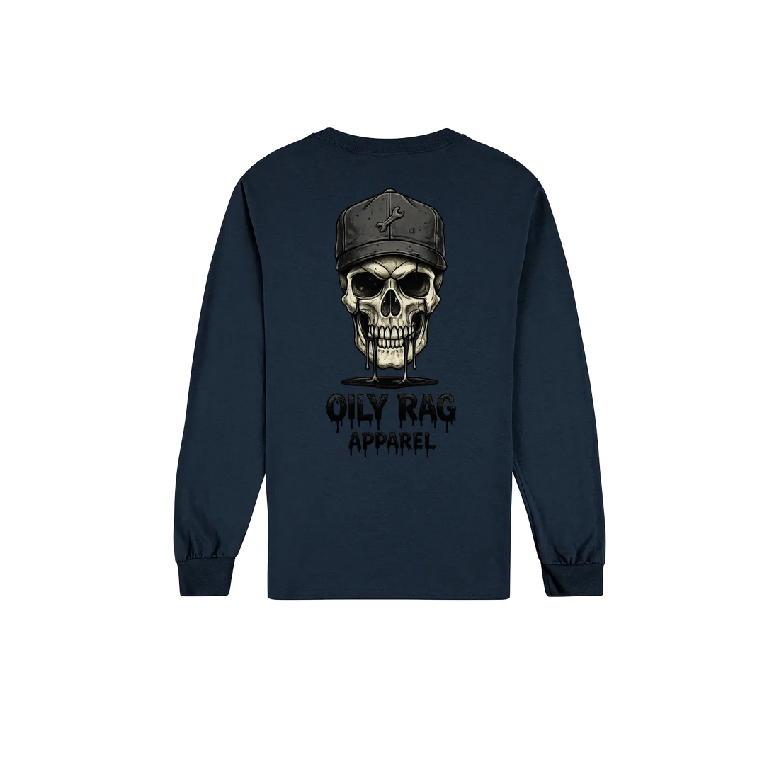 Navy back flat lay