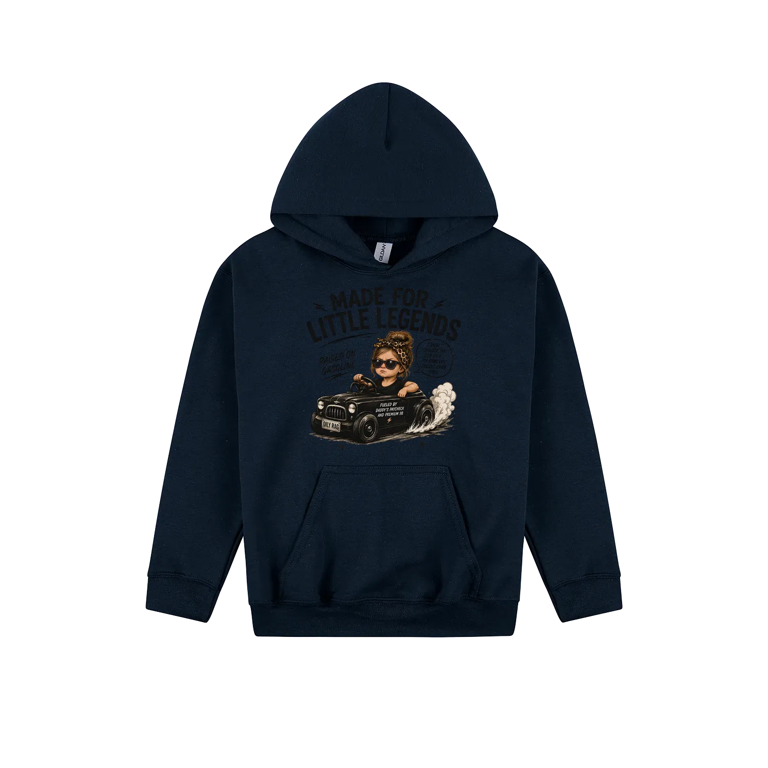 Navy front flat lay