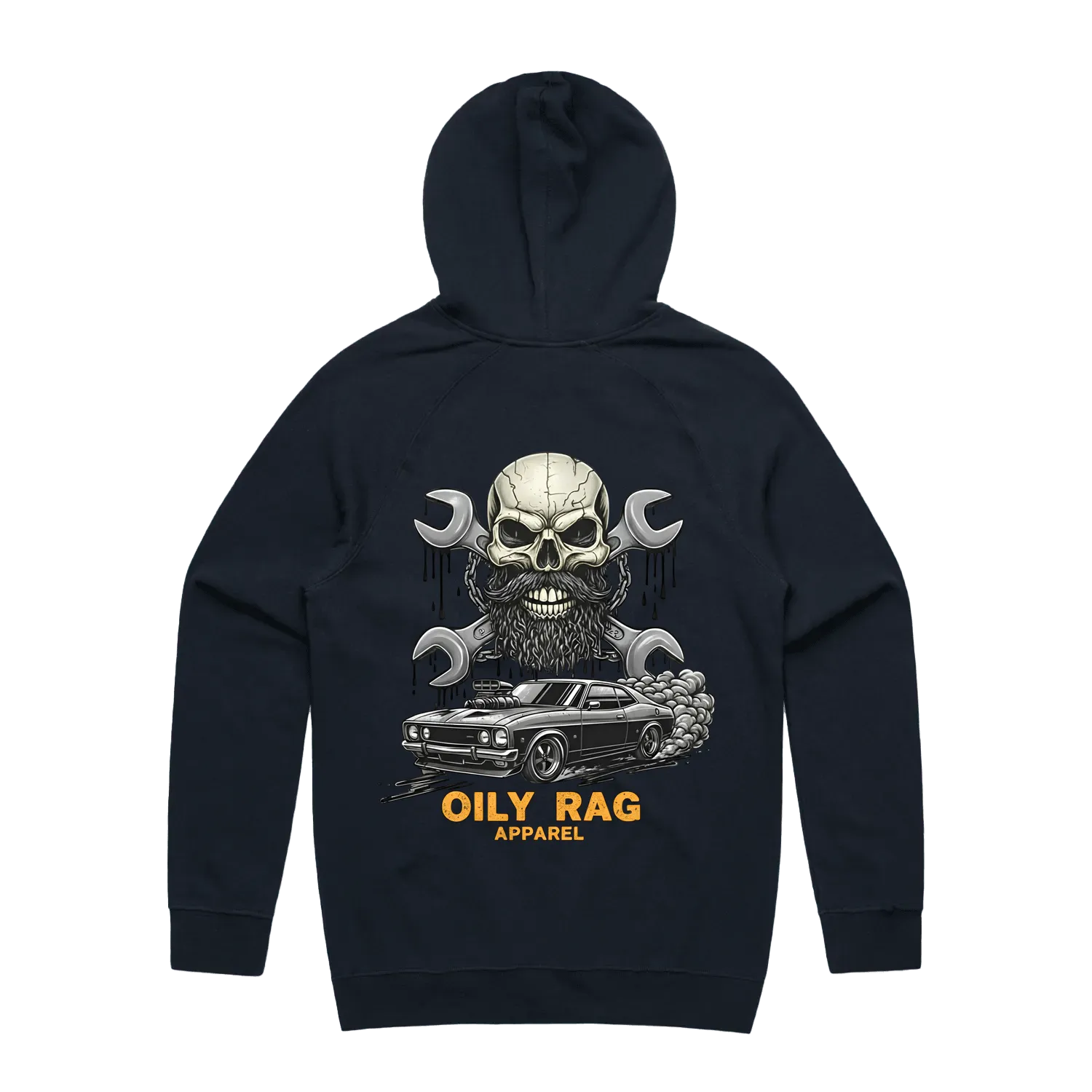 Navy back flat lay