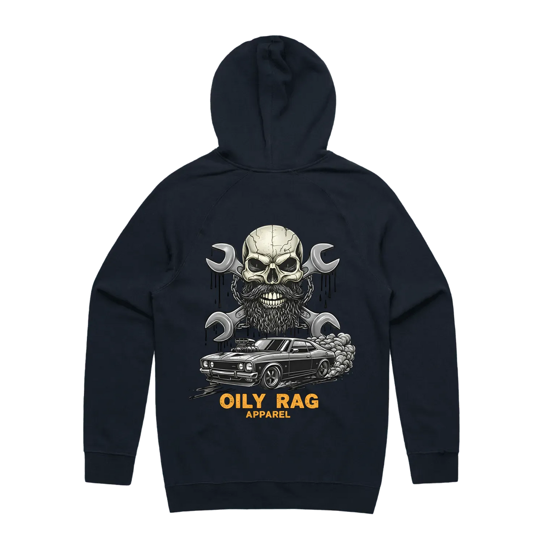 Navy back flat lay