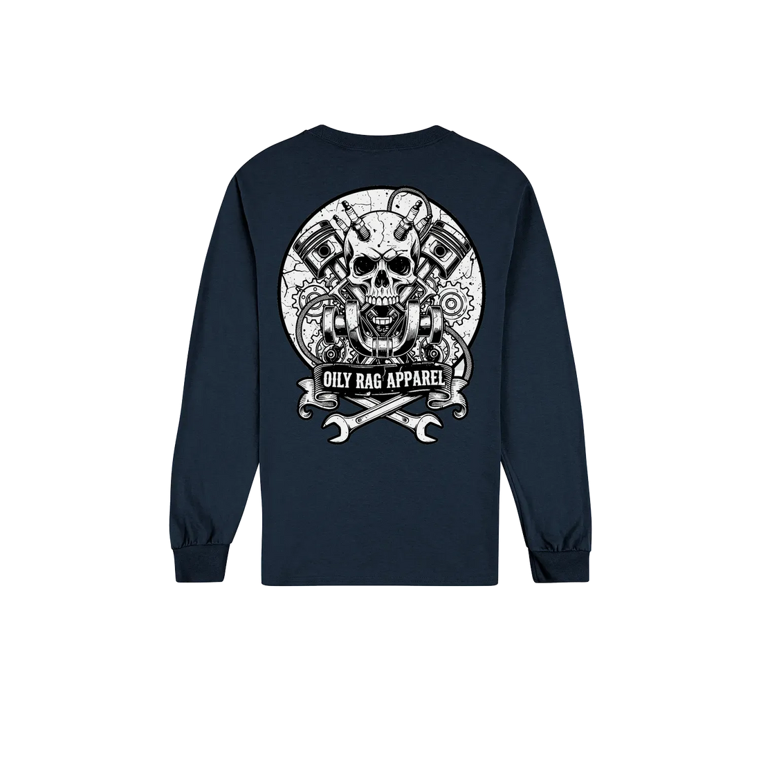 Navy back flat lay
