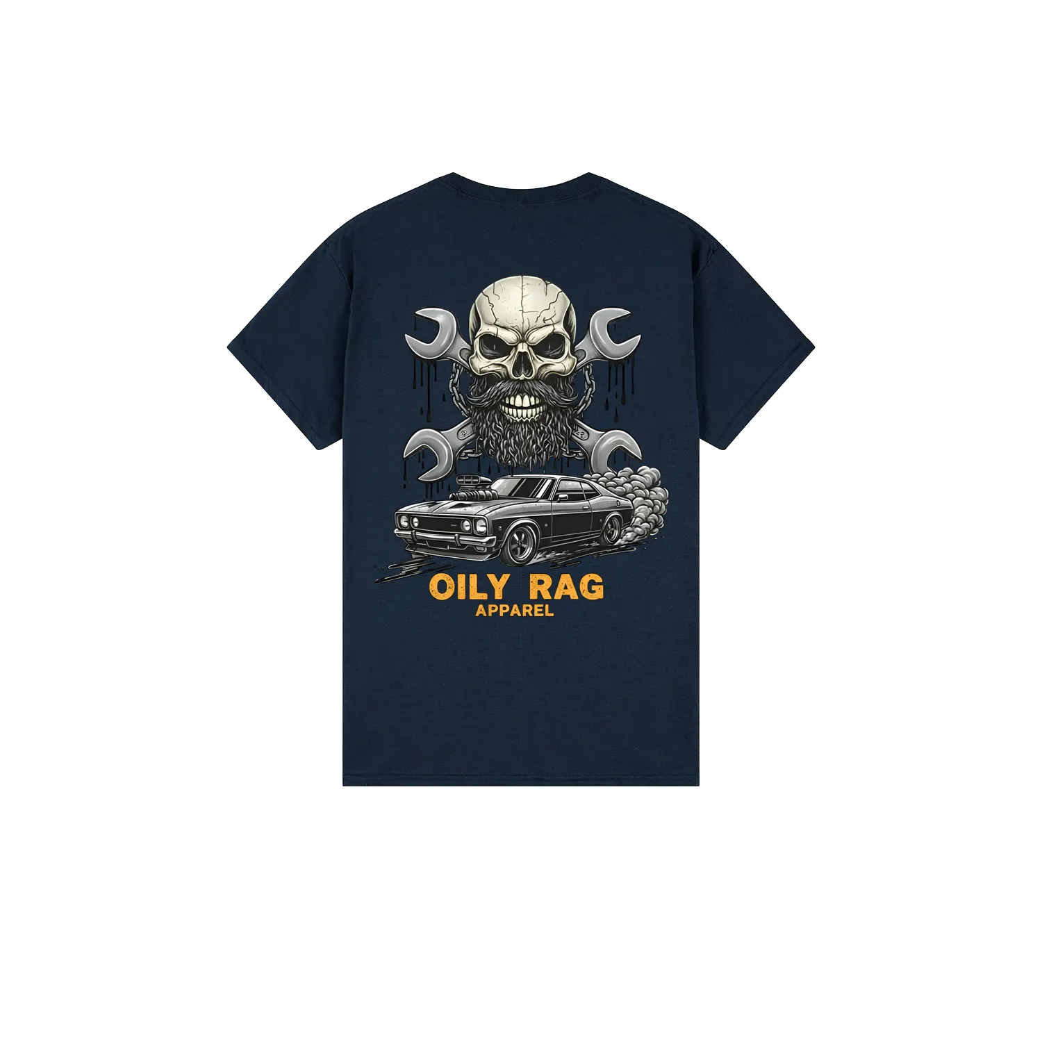 Navy back flat lay