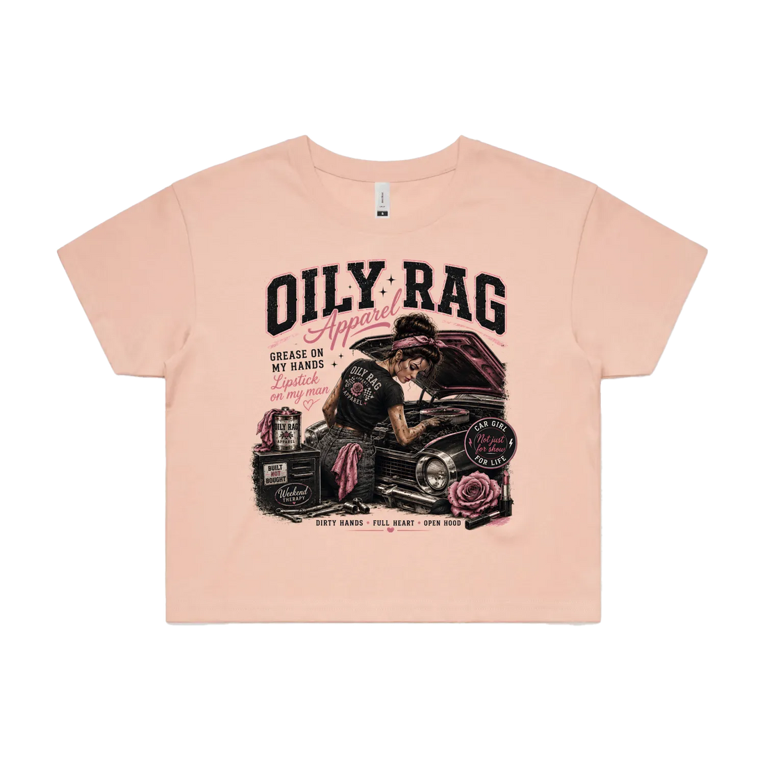 Pale Pink front flat lay
