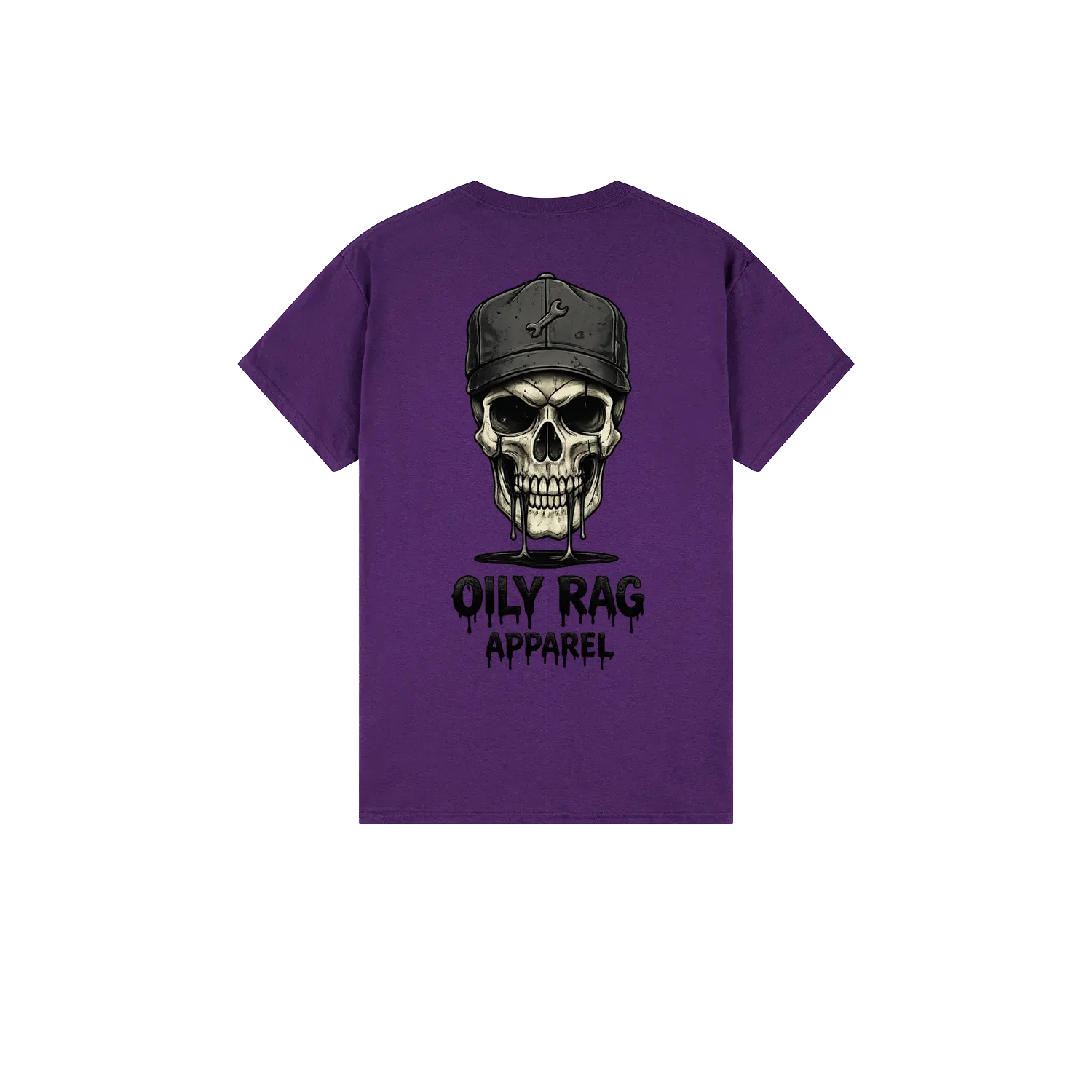 Purple back flat lay