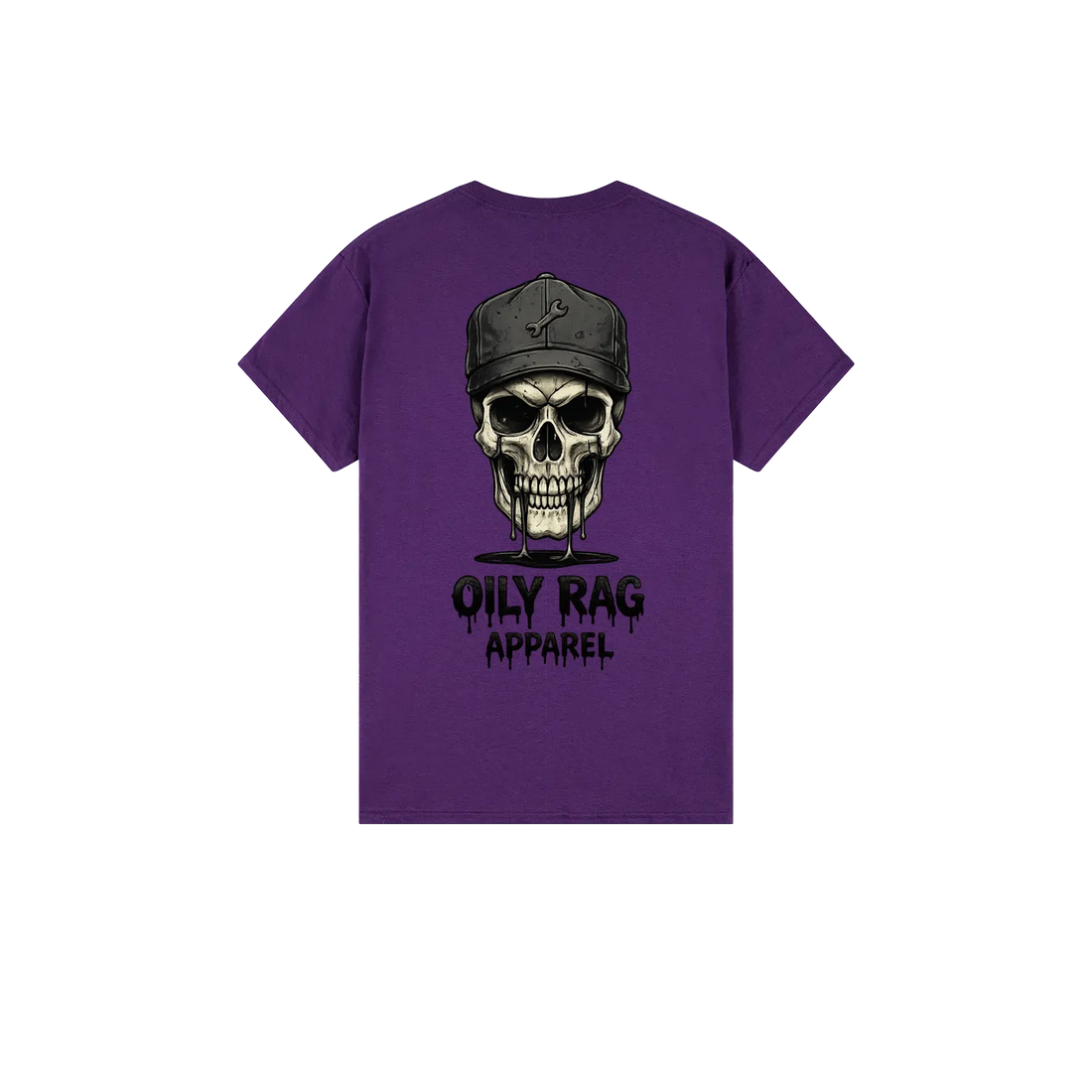 Purple back flat lay
