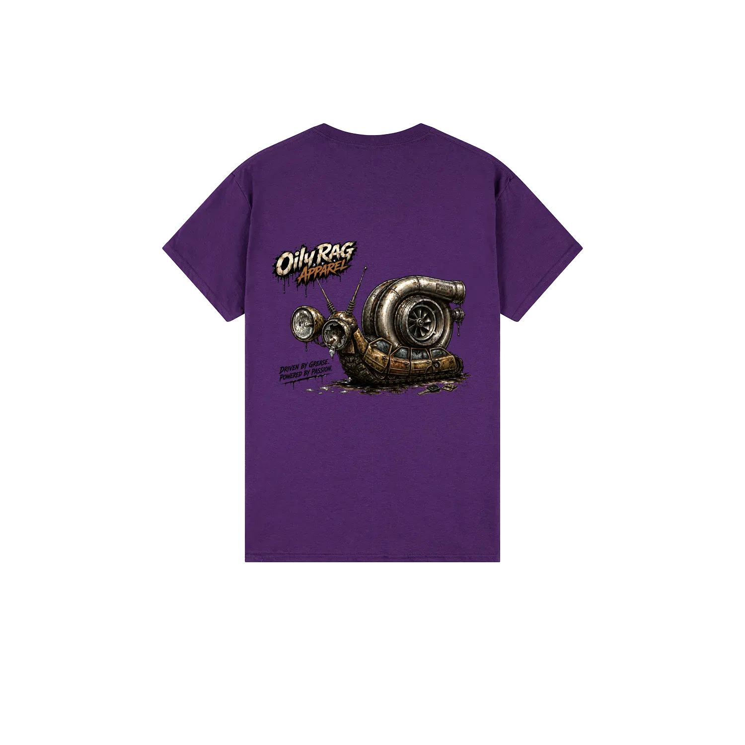 Purple back flat lay
