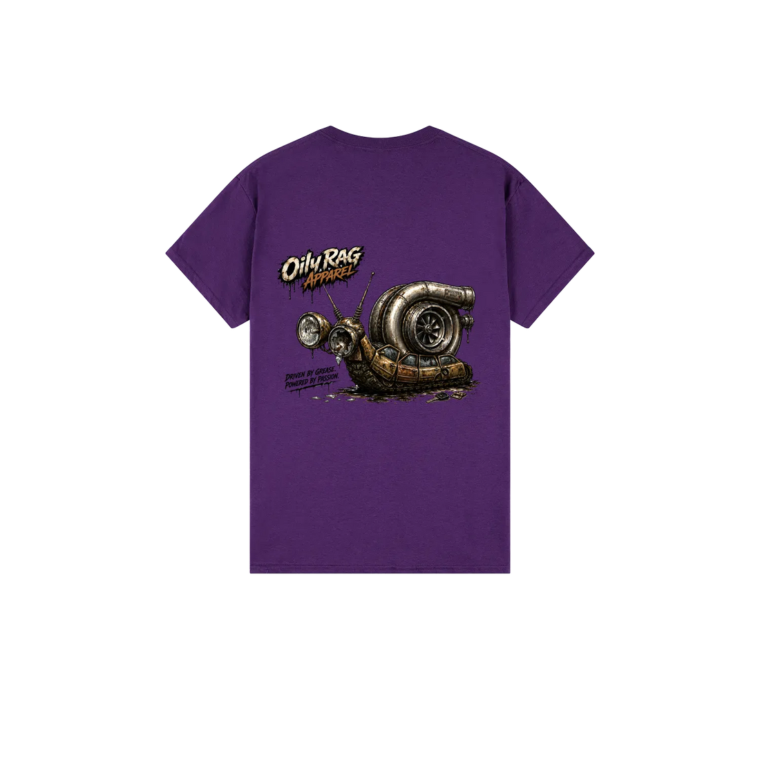 Purple back flat lay