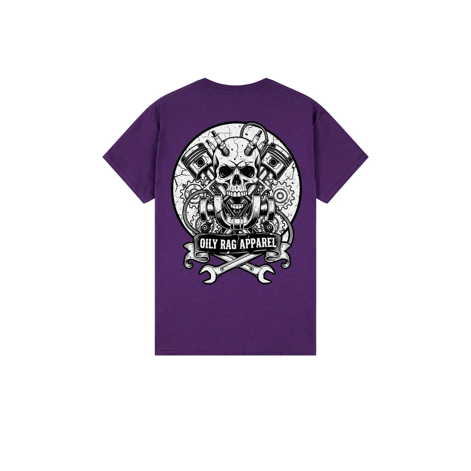 Purple back flat lay