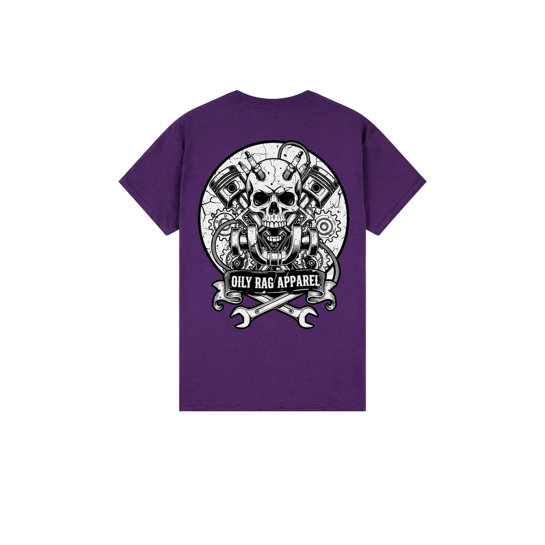 Purple back flat lay